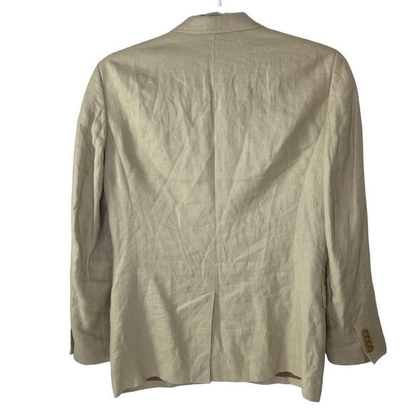 J. Crew Men's Blazer 3 Button Jacket 100% Irish Linen  Size 38R - Picture 2 of 12